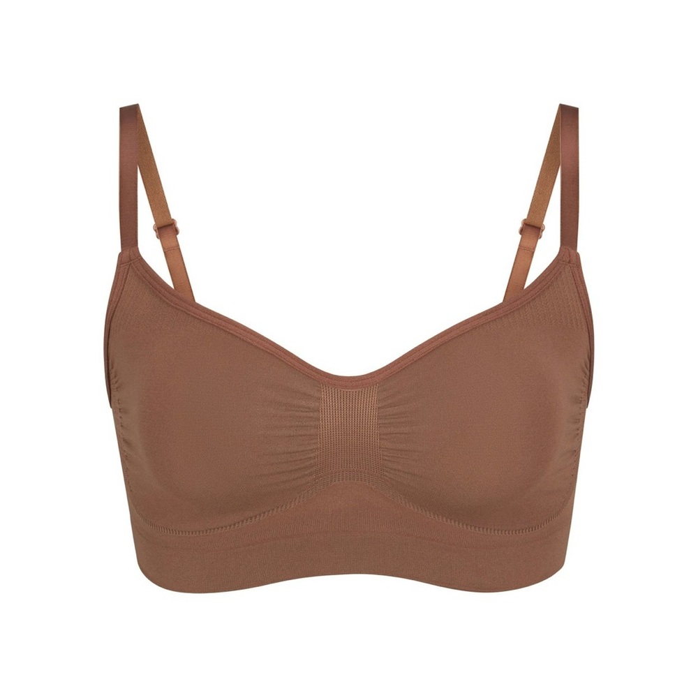 SKIMS Seamless SculptnChocolate Brown Bralette Small/Medium